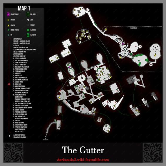 the gutter map dark souls2 wiki guide565px