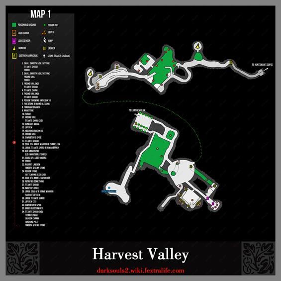 harvest valley map dark souls2 wiki guide565px